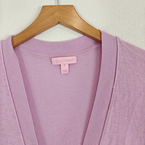 Lilly Pulitzer Light Pink Button-Up Cardigan - Picture 5 of 14